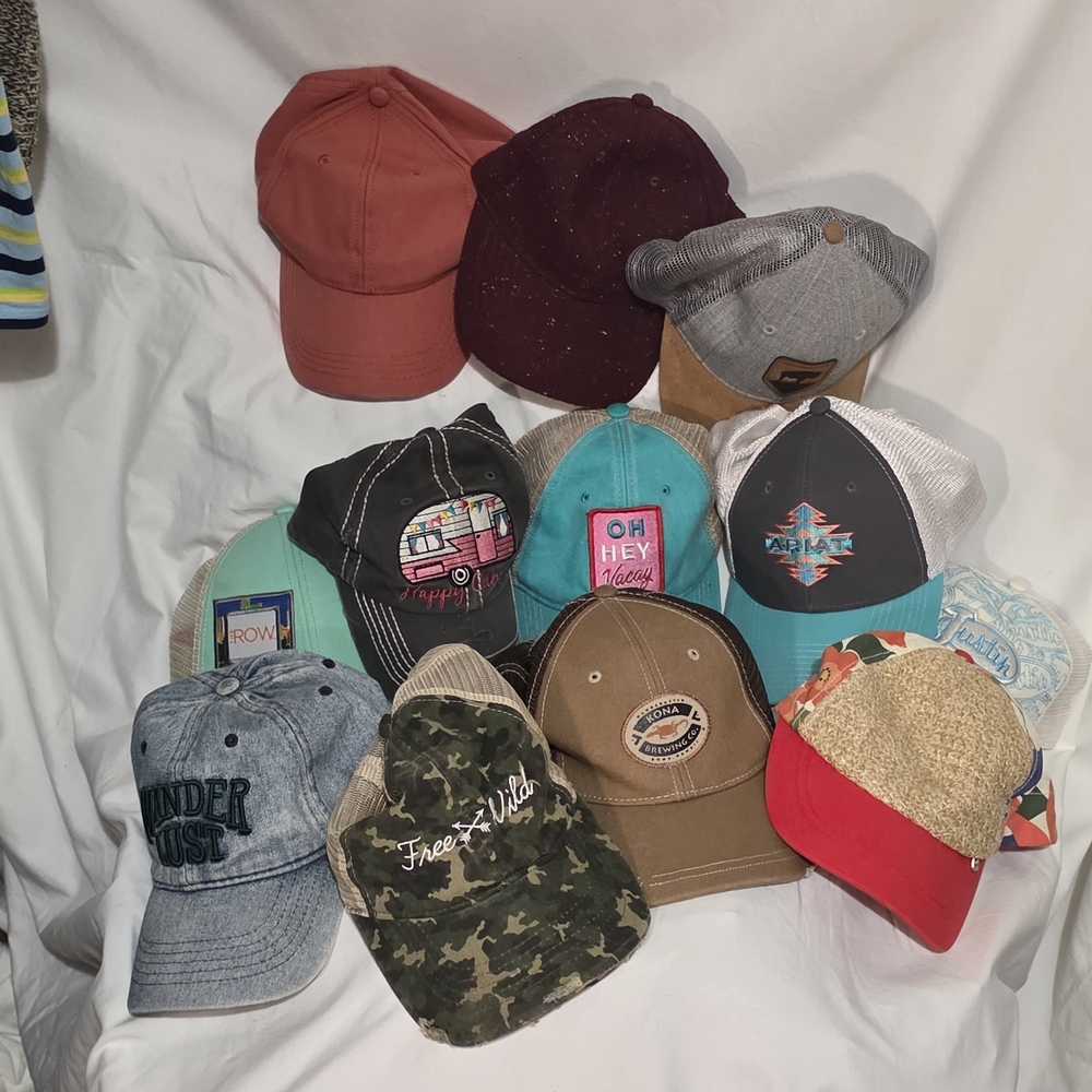 Lot Of Womans Multicolor Hats